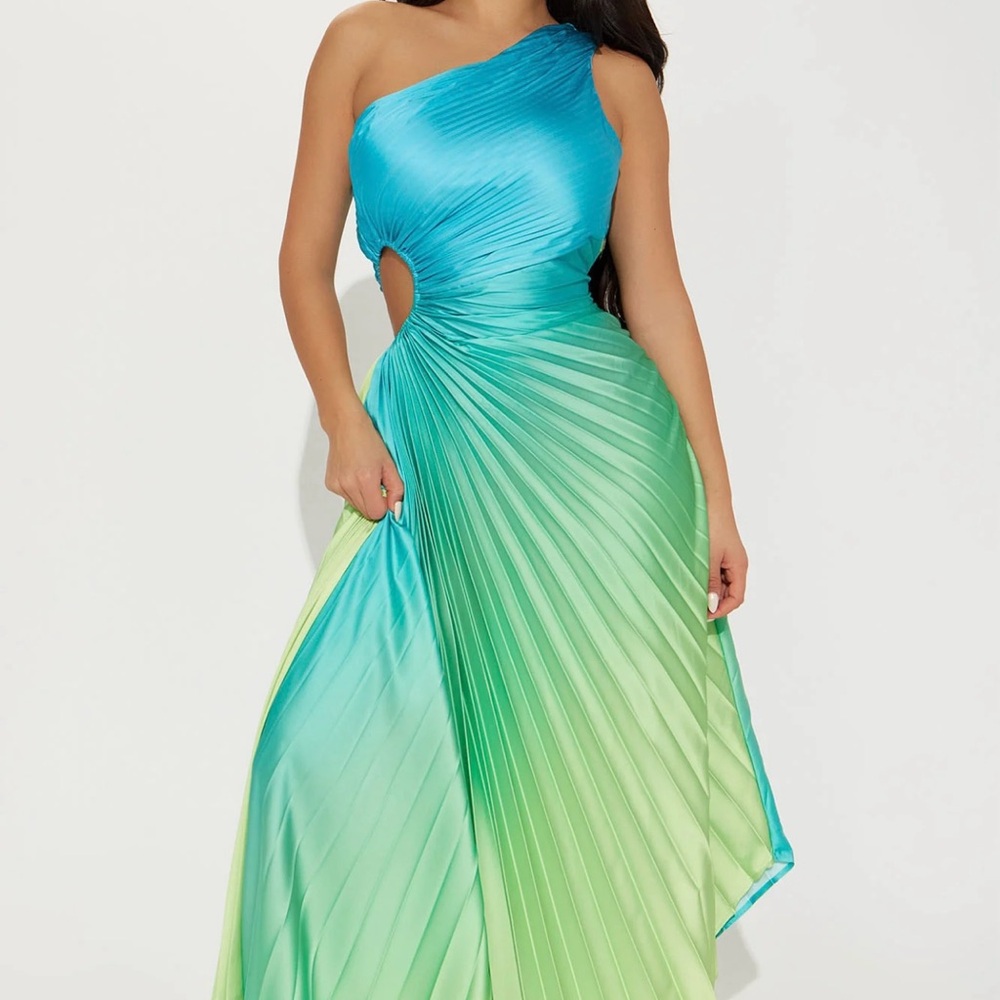 Multi Color Ombré Maxi Dress